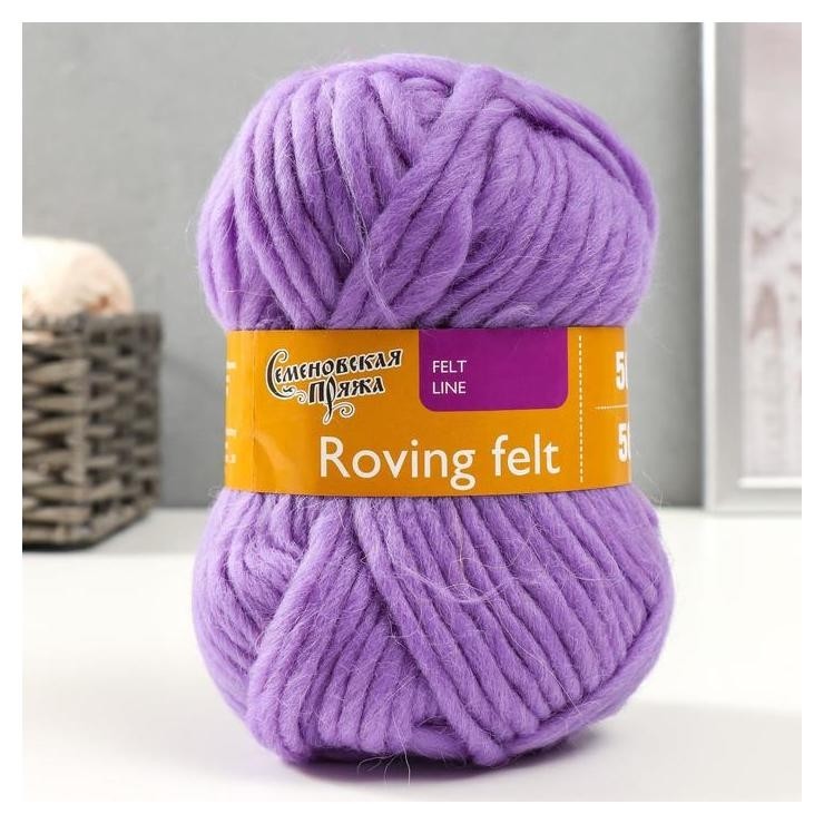 

Пряжа Roving Felt (Валя) 100% шерсть 50м/50гр (272 колокол.)