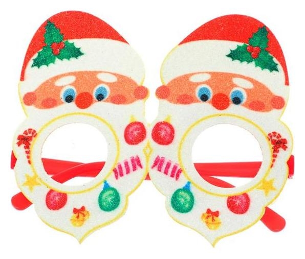 Карнавальные очки Дед мороз