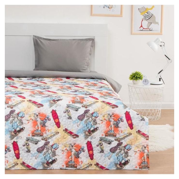 

Покрывало "Lovelife" скейтеры, ультрастеп 150х210 ± 5 см, пл 210 г/м