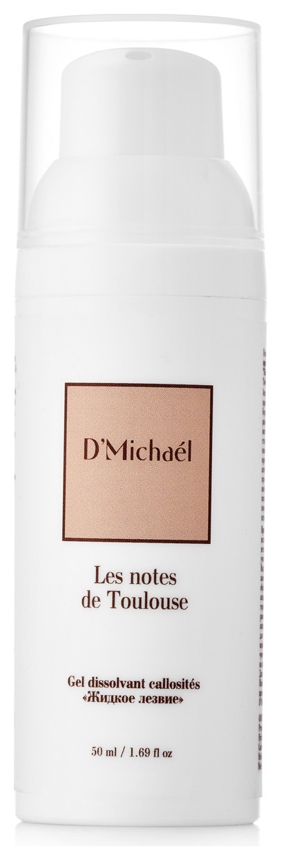 Гель для удаления натоптышей и ороговевших уплотнений кожи стоп Жидкое лезвие Les Notes De Toulouse  D'Michael
