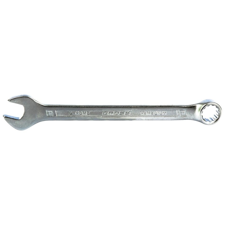 Ключ комбинированный 11 мм, Crv, холодный штамп