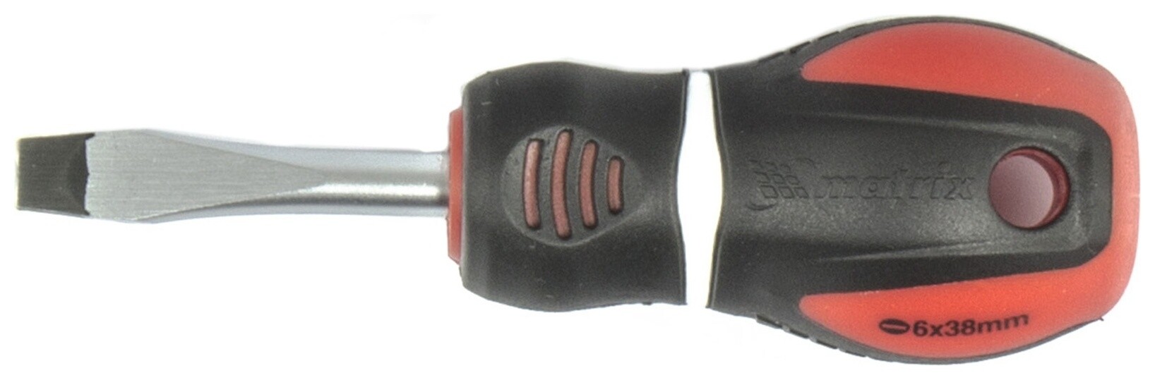 Отвертка "Era", SL6 х 38 мм, Crv, трехкомпонентная рукоятка  Matrix (Матрикс)