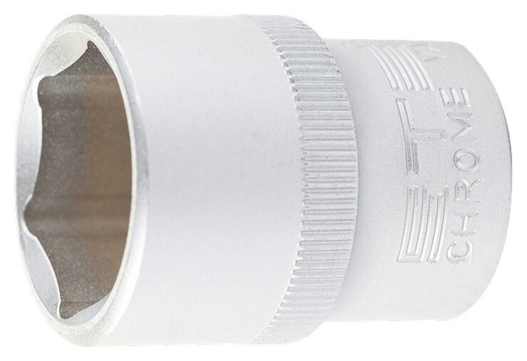 Головка торцевая, 14 мм, шестигранная, Crv, под квадрат 1/2 Stels