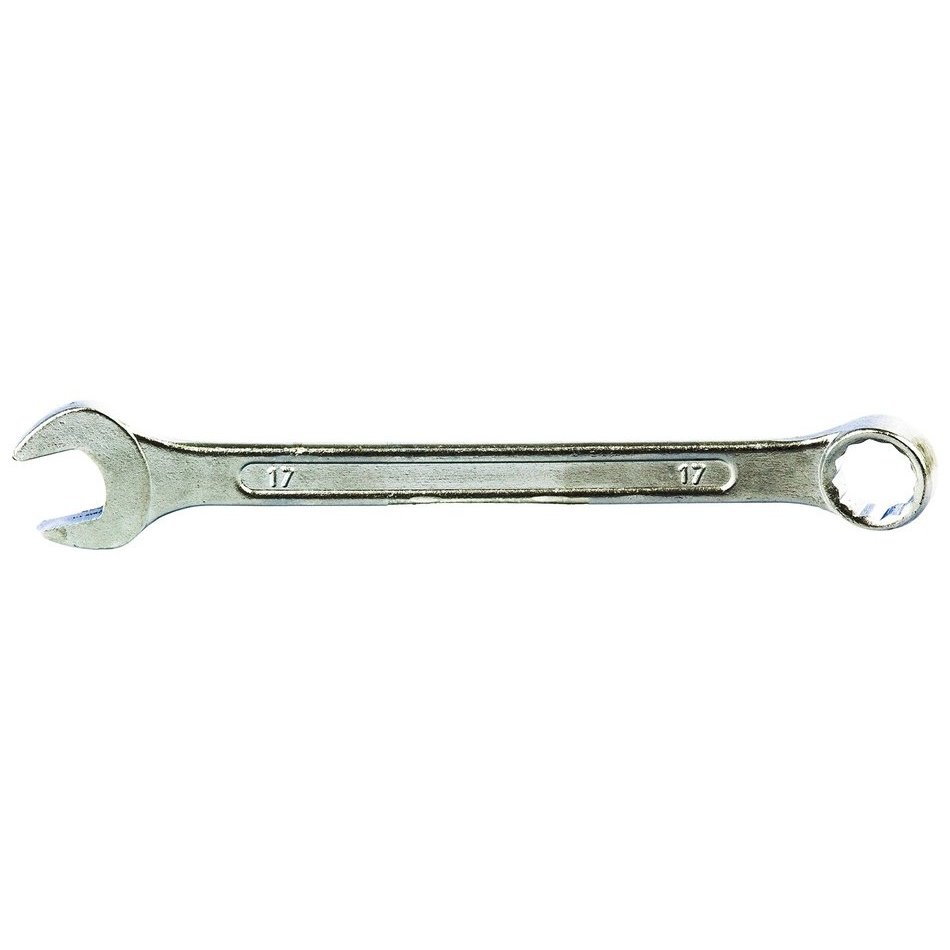 Ключ комбинированный, 17 мм, хромированный