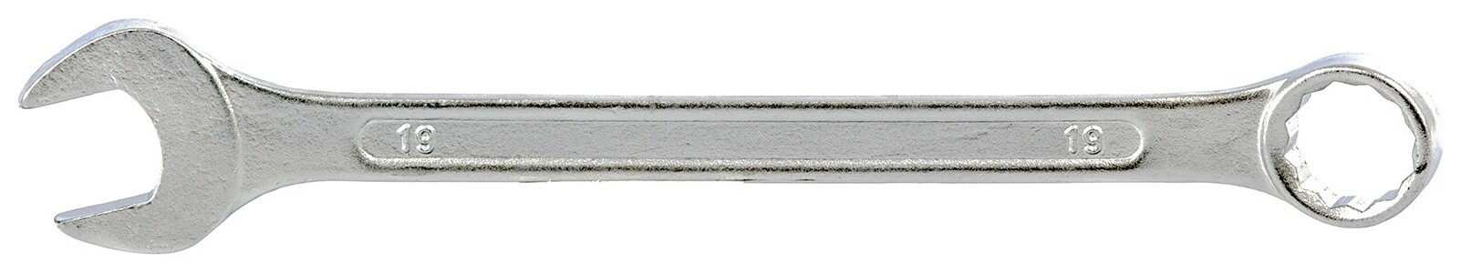 Ключ комбинированный, 19 мм, хромированный  Sparta