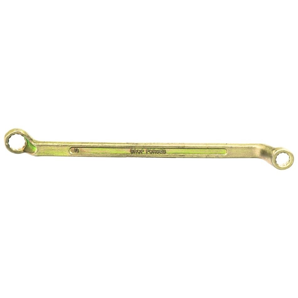 Ключ накидной, 10 х 11 мм, желтый цинк