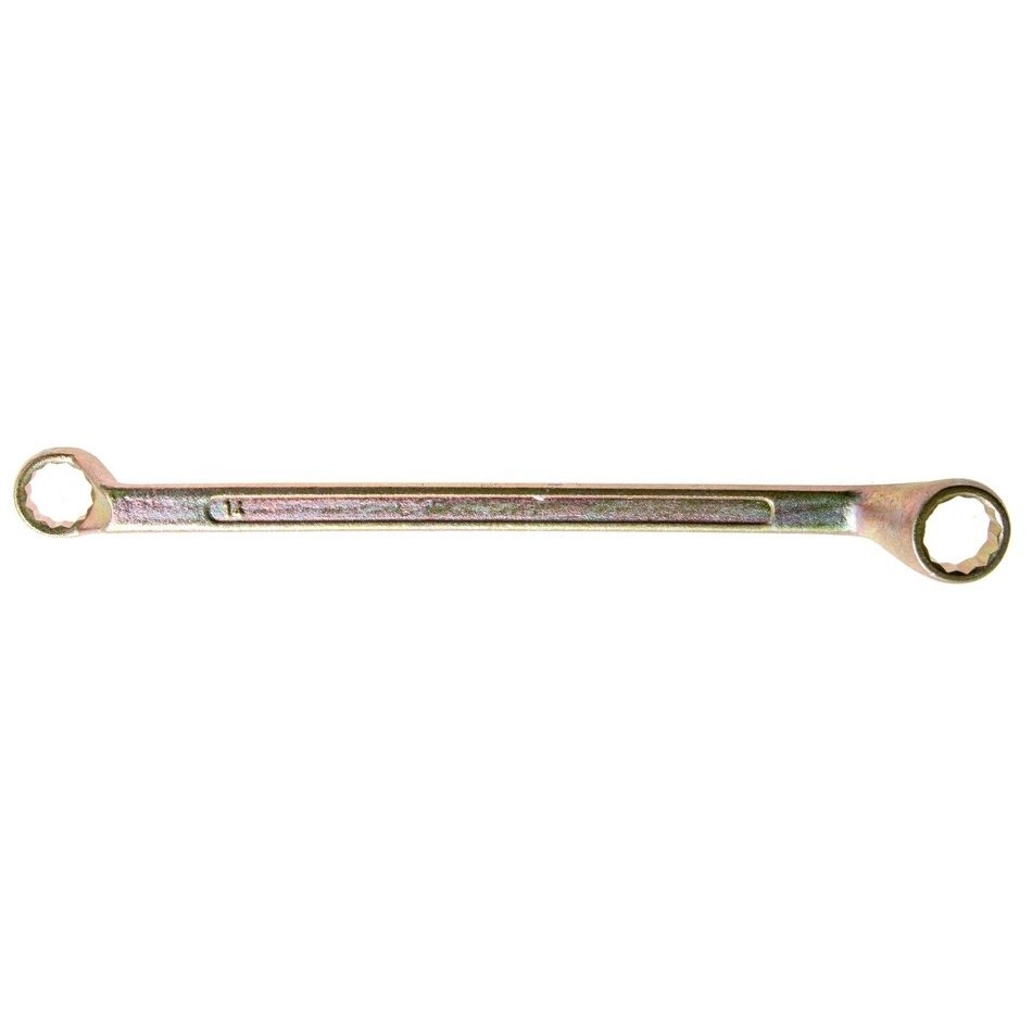 Ключ накидной, 14 х 15 мм, желтый цинк