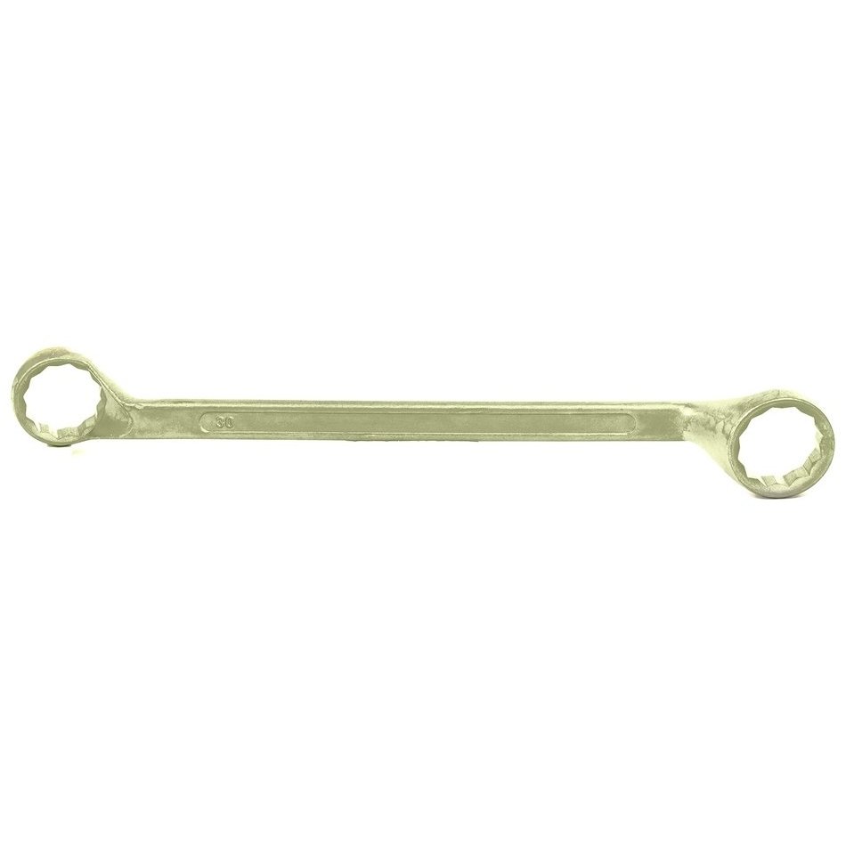Ключ накидной, 30 х 32 мм, желтый цинк