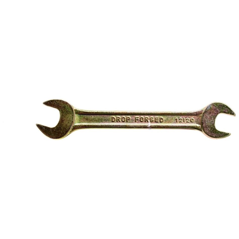 Ключ рожковый, 12 х 13 мм, желтый цинк