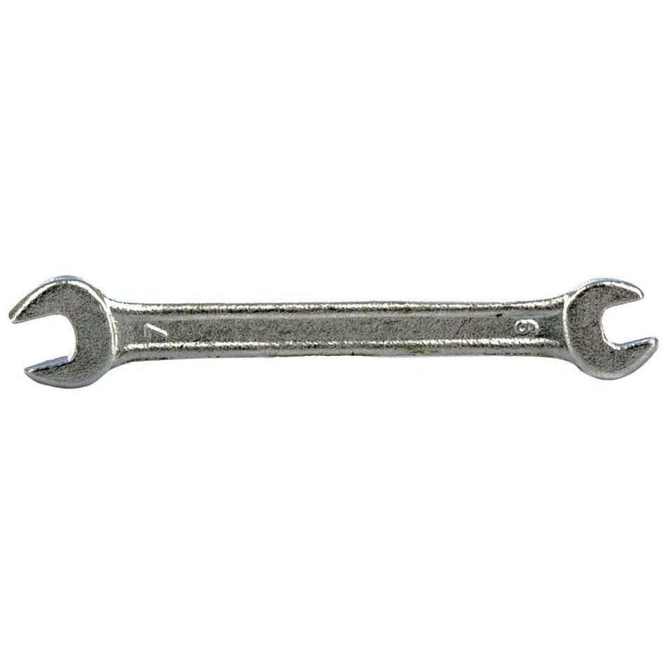 Ключ рожковый, 6 х 7 мм, хромированный