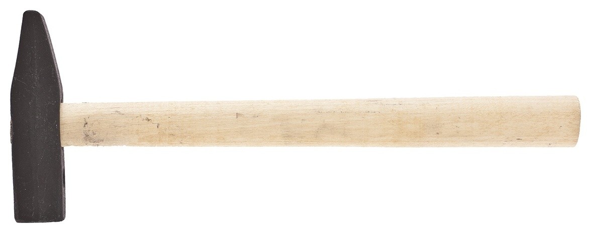 Молоток слесарный, 800 г, квадратный боек, деревянная рукоятка россия