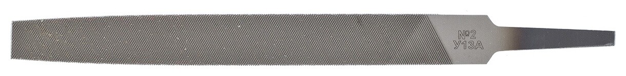 Напильник, 150 мм, №2, плоский, сталь у13а  Сибртех