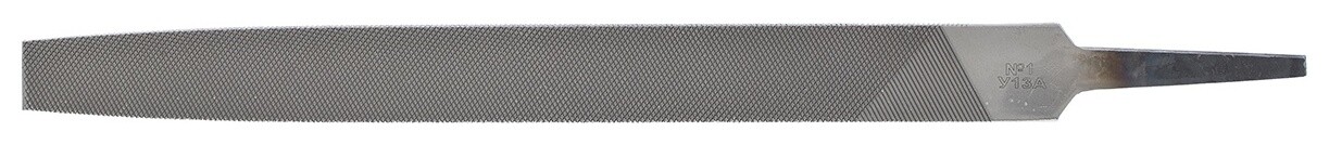 Напильник, 250 мм, №1, плоский, сталь у13а Сибртех