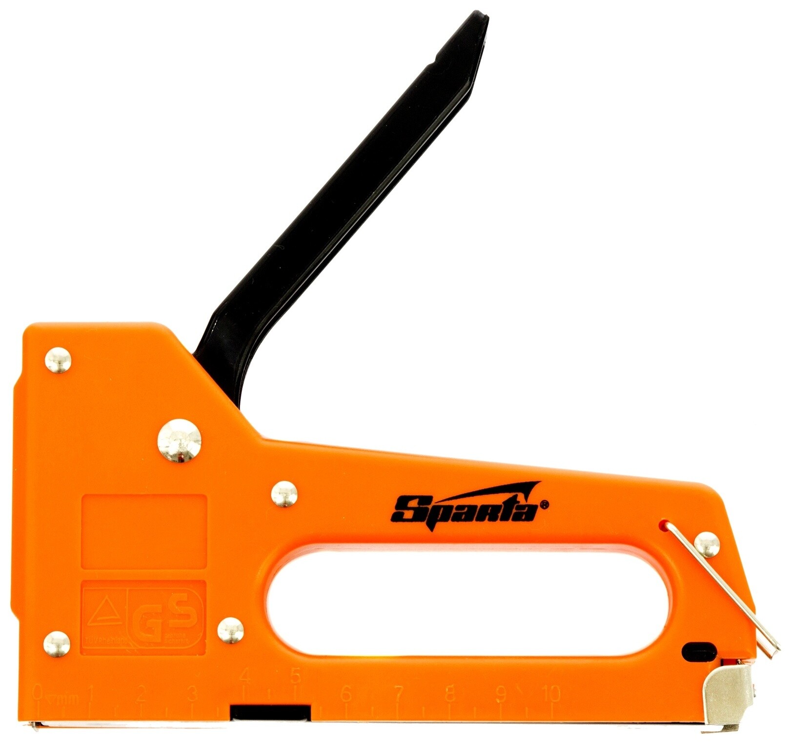 Степлер мебельный пластиковый, со скобами 100 шт, тип скобы 53, 4-8 мм  Sparta