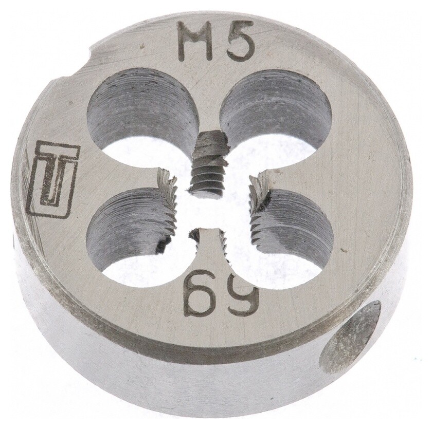 Плашка М5 х 0.8 мм  Сибртех
