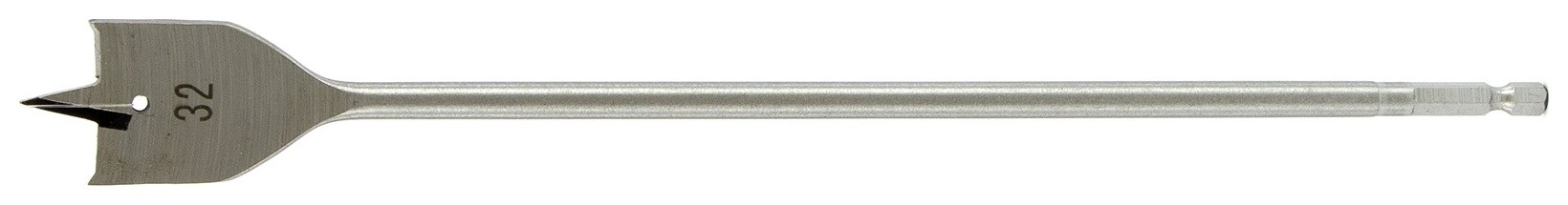 Сверло по дереву перовое удлиненное, 32 х 300 мм, шестигранный хвостовик Matrix (Матрикс)