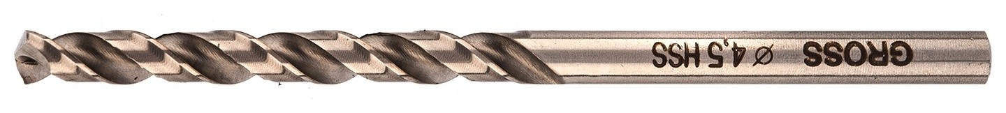

Сверло спиральное по металлу, 4.5 мм, Hss, 338 W