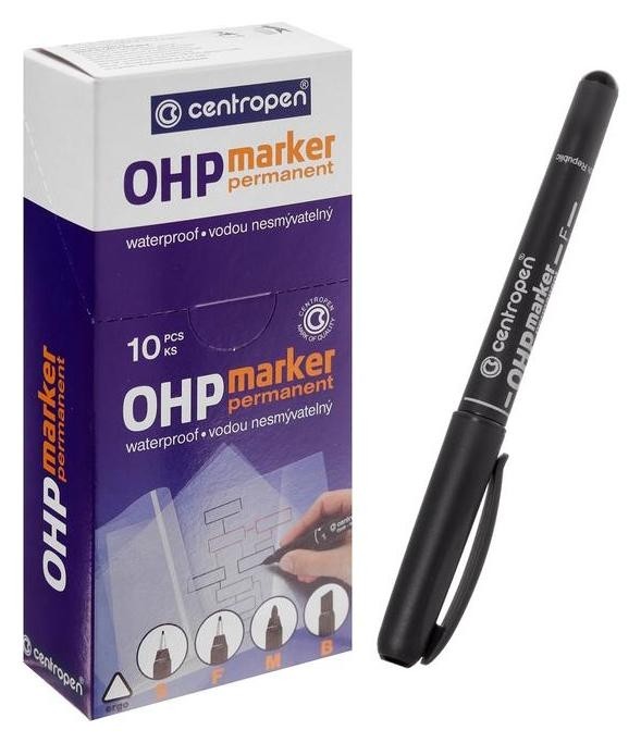 

Маркер Centropen 2636 для Ohp, перманентный, 0.6 мм, чёрный