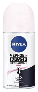 Дезодорант шариковый "Невидимая Защита для черного и белого -Clear" Nivea