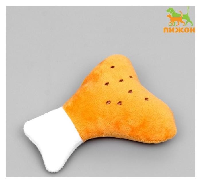 

Игрушка для собак "Мягкая голень" с пищалкой, 13 см