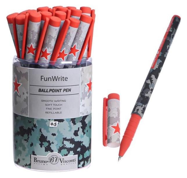 

Ручка шариковая Funwrite Military Airforce, 0,5 мм, синие чернила