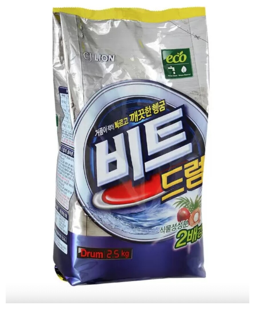 Стиральный порошок автомат с пальмовым экстрактом Beat Drum Color Marufuku Chemifa