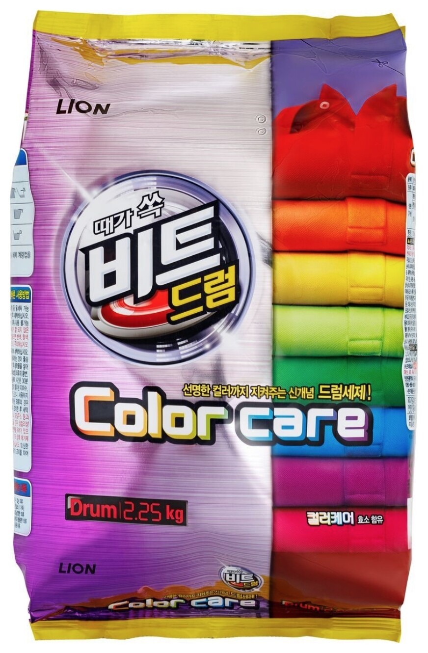 Стиральный порошок автомат для цветного белья Beat Drum Color  CJ Lion