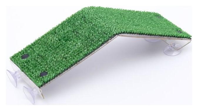 

Плот для черепашек пластиковый, на дно аквариума, 11 X 27 X10 см