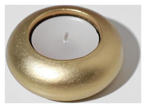 Подсвечник "Винтаж", 3х7 см, золото  