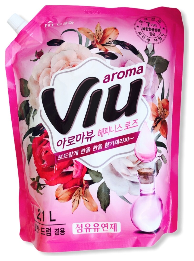 Кондиционер для белья с ароматом розы и прополисом Aroma Viu La Vie En Rose   Mukunghwa