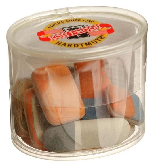 

Набор ластиков для графита, пастели, чернил 50гр Koh-i-noor 6510, тубус