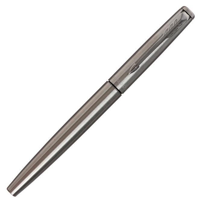 

Ручка-роллер Parker Jotter Core T61 Stainless Steel CT F, 0.5 мм, корпус из нержавеющей стали, чёрные чернила (2089226)