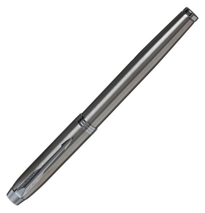 

Ручка перьевая Parker IM Essential F319 Brushed Metal CT F 0.8 мм, корпус из нержавеющей стали, синие чернила (2143635)
