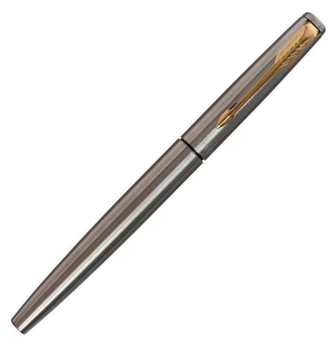 

Ручка-роллер Parker Jotter Core T63 Stainless Steel GT F, 0.5 мм, корпус из нержавеющей стали, чёрные чернила (2089227)