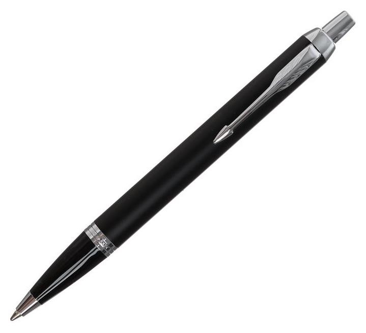 

Ручка шариковая Parker IM Essential K319 Matte Black CT М 1.0 мм, корпус из латуни, синие чернила (2143632)