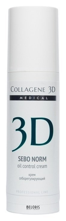 Крем для лица себорегулирующий проф Sebo Norm Medical Collagene 3D