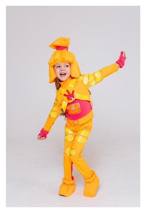 Карнавальный костюм «Симка», шапка, рубашка, брюки, ботинки, р. 26, рост 104 см