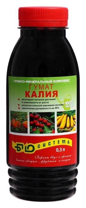 

Удобрение гумат калия "Био-система", 0,3 л