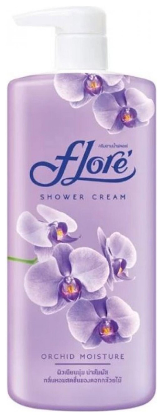 Крем-гель для душа Орхидея, увлажняющий Flore Shower Crem  LION