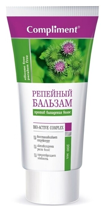 Бальзам для волос против выпадения Репейный Compliment