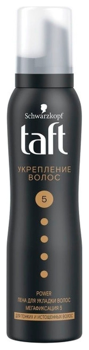Пена для укладки волос Мегафиксация Taft