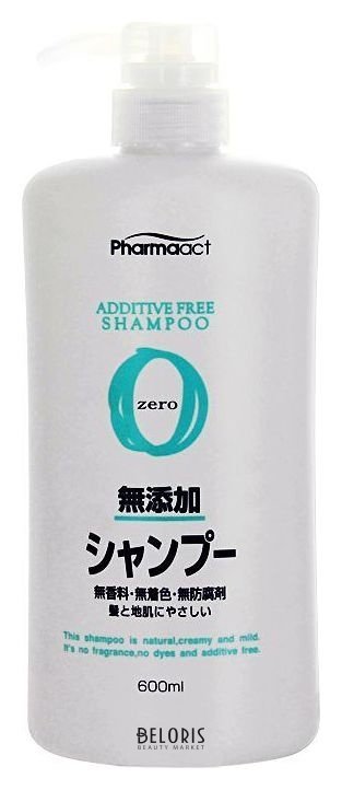 Шампунь для волос на растительной основе для чувствительной кожи головы KUMANO Pharmaact