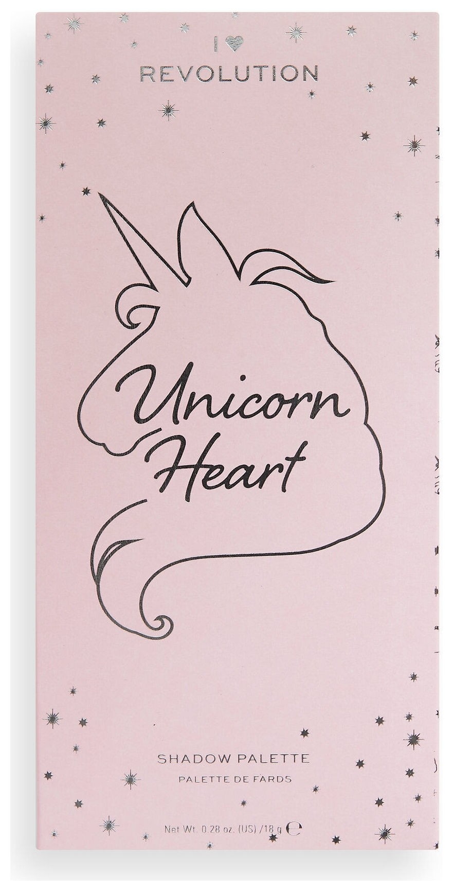 Палетка теней для век Unicorn Heart Glow Eyeshadow Palette  I Heart Revolution