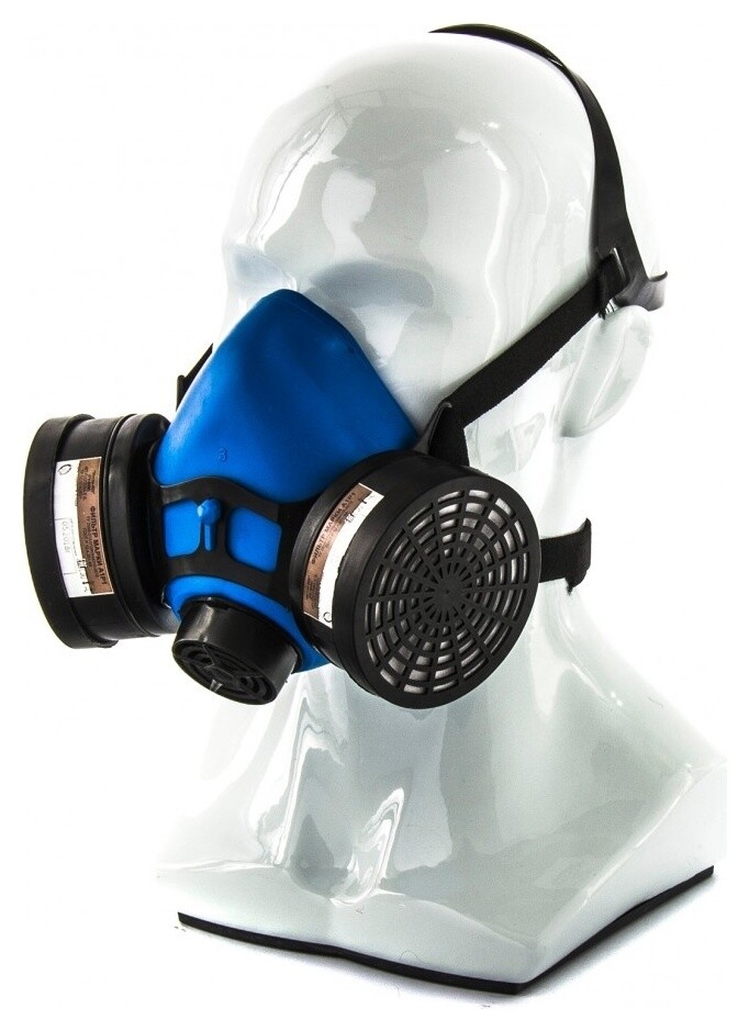 Полумаска изолирующая исток-300/400 со сменными комбинированными фильтрами а1р1 россия  Russia