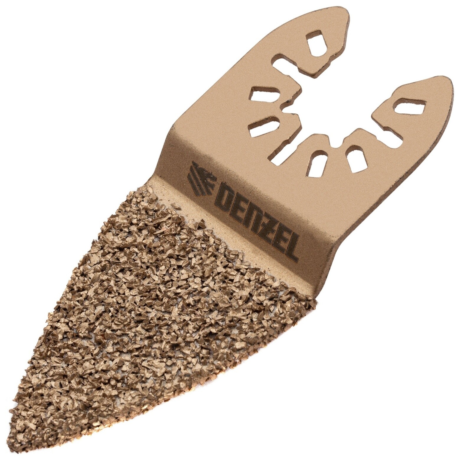 Насадка для МФИ шлифовальная двусторонняя дельта, узкая, HM, по плитке и дереву, 35 мм  Denzel