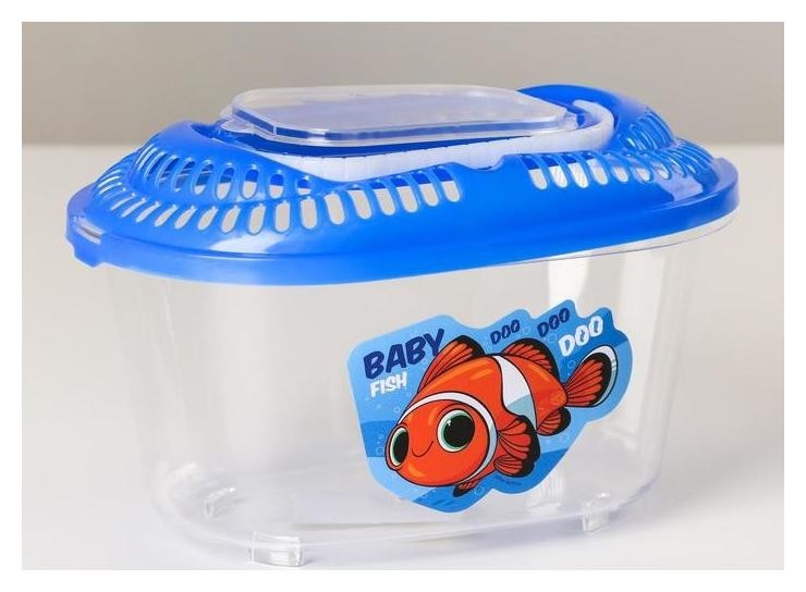 Переноска Baby Fish 19x12.8x11.3, синяя
