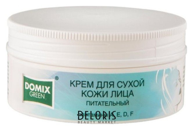 Крем для сухой кожи лица питательный с витаминами А,Е,Д,F Domix Green Professional