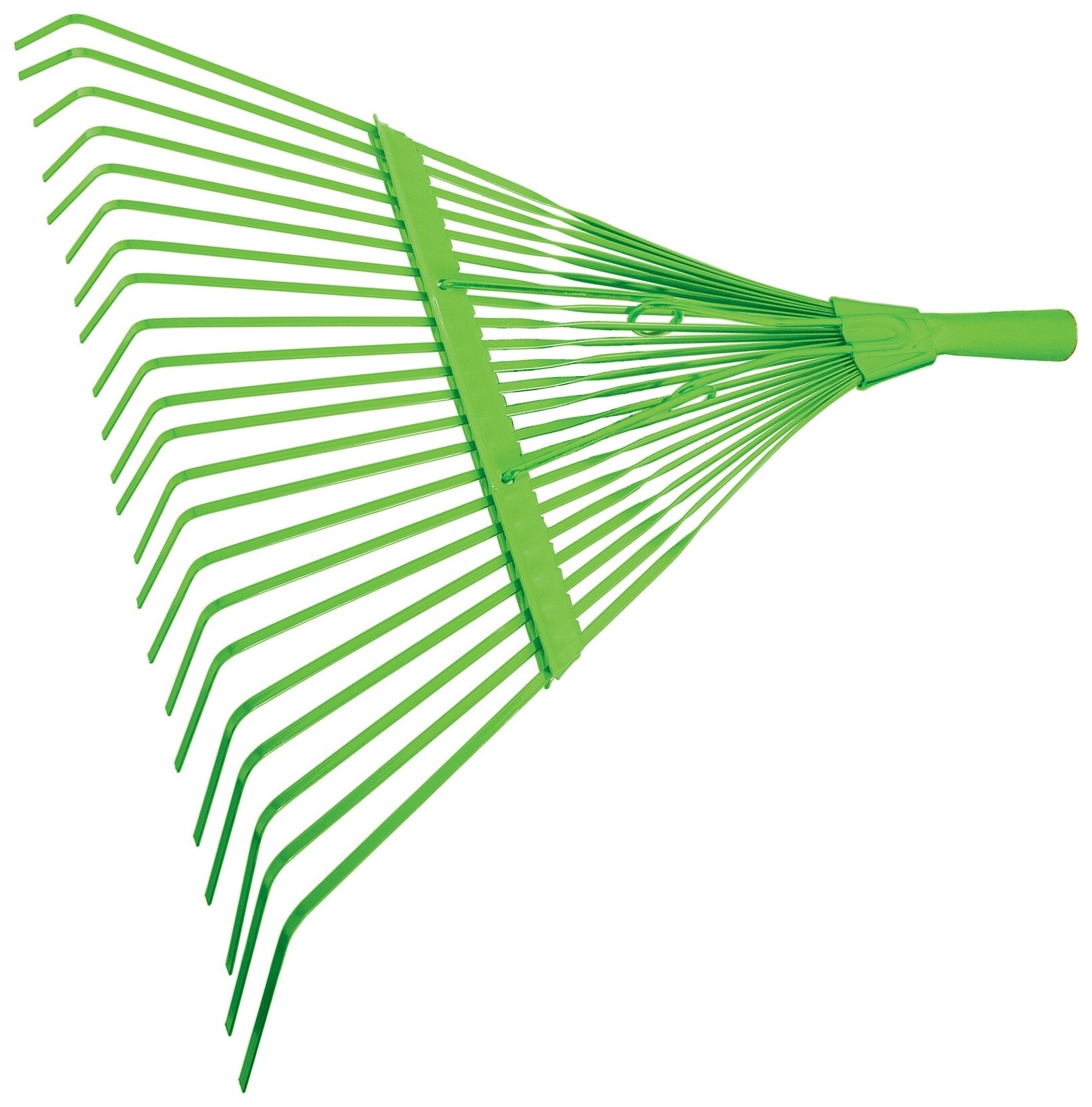 Грабли веерные стальные, 565 мм, 22 плоских зуба, эмалированные, усиленные, без черенка  Palisad