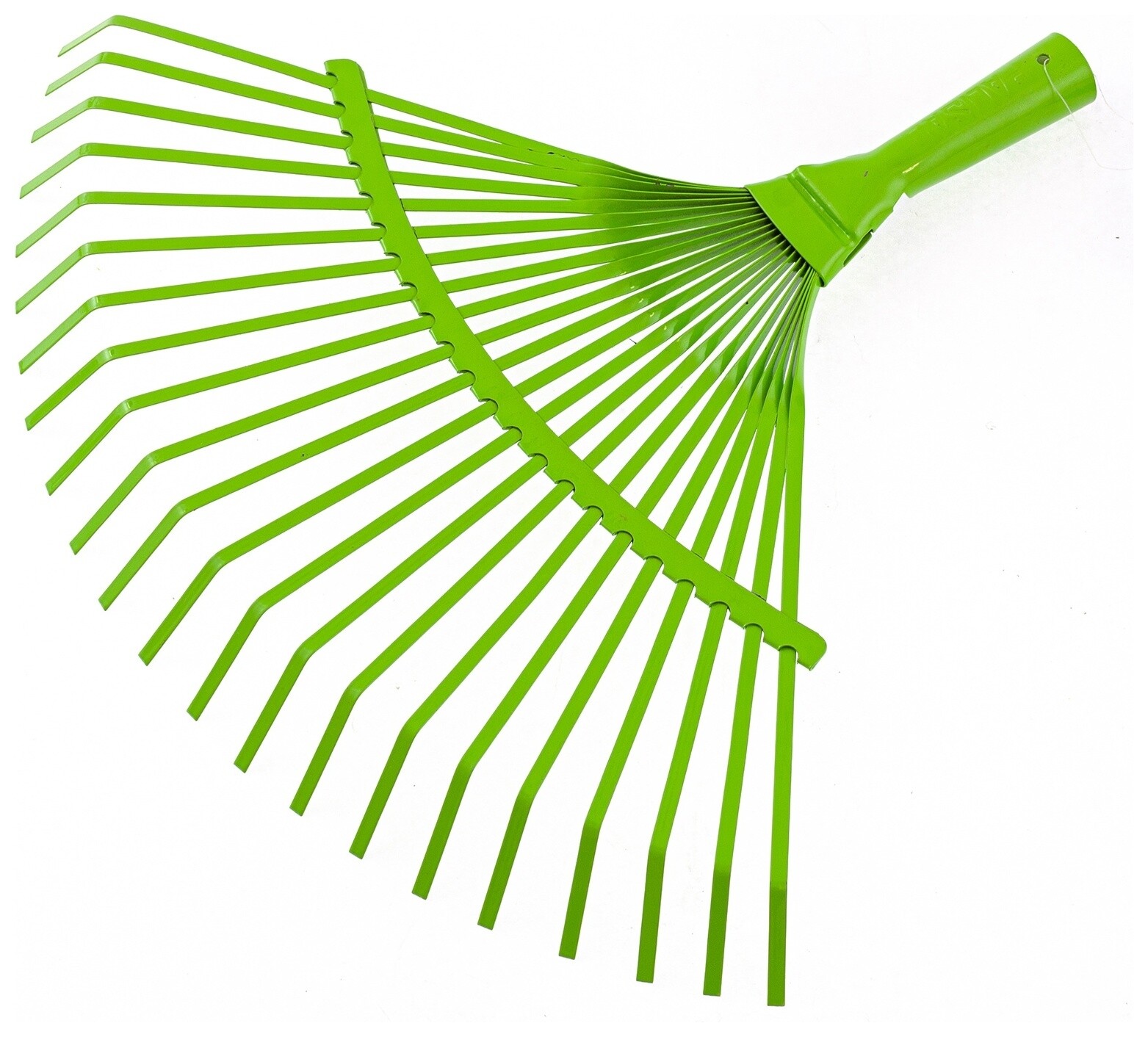 Грабли веерные стальные, 425 мм, 22 плоских зуба, эмалированные, без черенка  Palisad