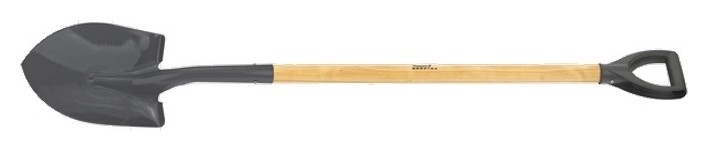 Лопата для сыпучих грузов, 215 х 290 х 1340 мм, деревянный лакированный черенок